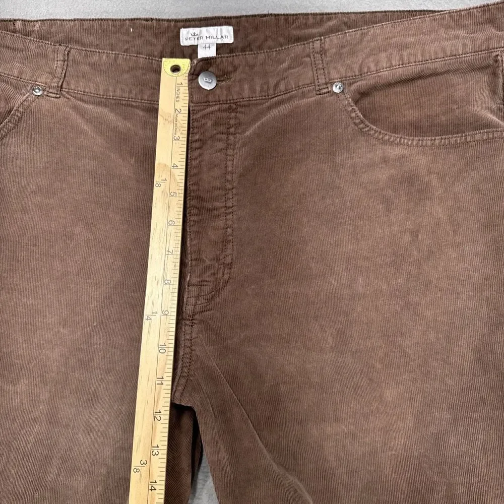 Peter Millar Corduroy Pants‎ Mens 44x33 Brown Straight Preppy Career Casual Trad